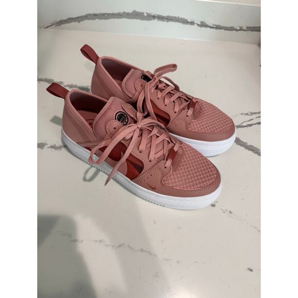 Nike Women's Court Vision Alta Casual Sneakers Size 9.5 Rust Pink - Worn Once - Picture 5 of 10